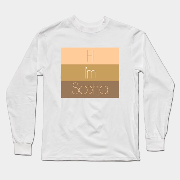 Sophia Long Sleeve T-Shirt by Magnit-pro 